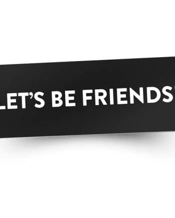 Fun church welcome signs - Let's be friends!