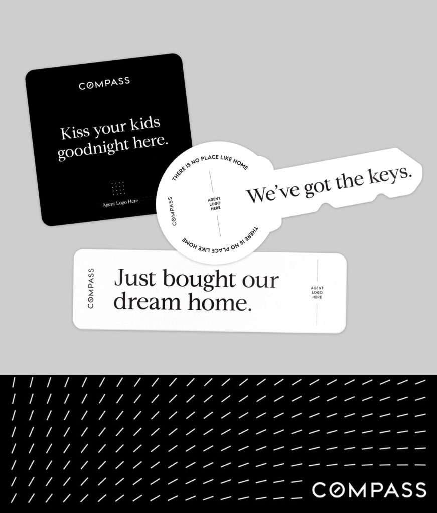 Compass Realty Props Handheld Signs for Churches, Events, and Photo